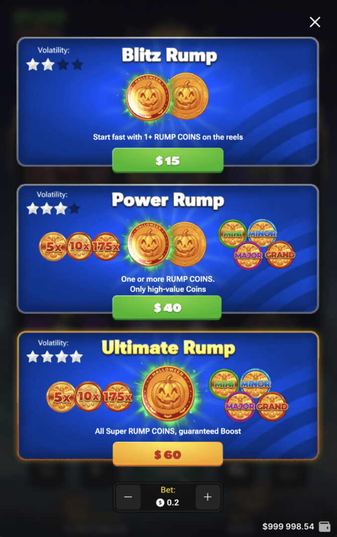 Buy Bonus de Rump & Halloween mostrado en un móvil vertical